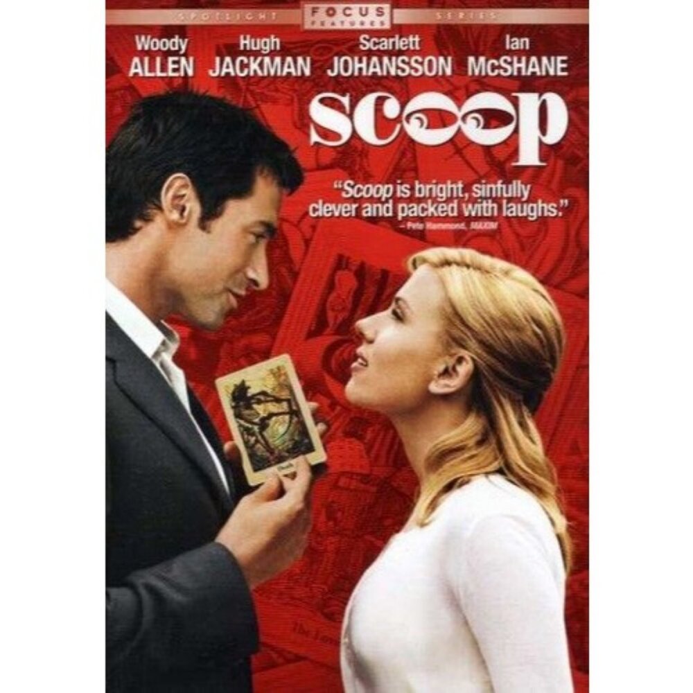 Scoop DVD 2006 Scarlett Johansson Hugh Jackman PG13 Comedy Mystery Focus Feature